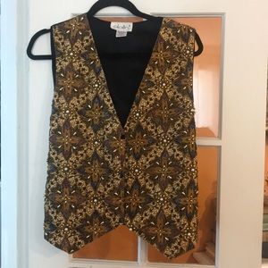 Vintage Beaded Vest.